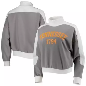 Женский серый свитшот Gameday Couture Tennessee Volunteers Make it a Mock Sporty Pullover
