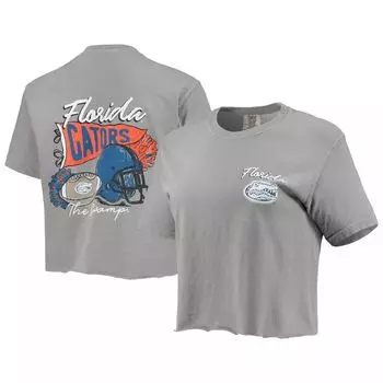Женский серый укороченный топ Florida Gators We've Got Spirit
