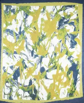 Женский шарф Birds of Peace из коллаборации с Maybach Maybach FRAAS, желтый