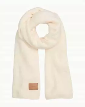 Женский шарф-букле Reverse Jersey Knit Oversize в цвете White Sand Vince