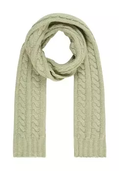 Женский шарф косой вязки MANGUUN, цвет Lt. Green