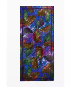 Женский шарф Leaf Desigual, фиолетовый