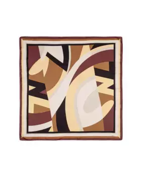 Женский шарф с абстрактным принтом Naulover, мультиколор