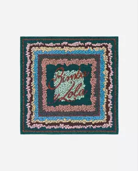 Женский шарф с леопардовым принтом и логотипом Bimba y Lola, черный