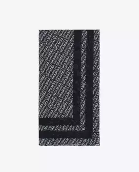 Женский шарф с логотипом Armani Exchange, черный