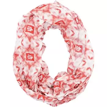 Женский шарф ZooZatz Indiana Hoosiers Tie-Dye Infinity