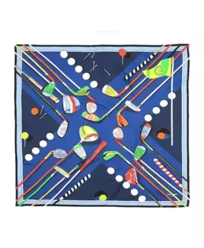 Женский шелковый платок 18th Hole kate spade new york, мультиколор