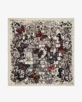 Женский шелковый шарф Blondie 135 белый цвет Zadig & Voltaire