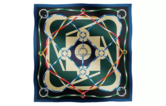 Женский шелковый шарф Carre, разноцветный HERMES