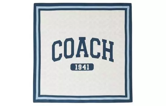 Женский шелковый шарф COACH