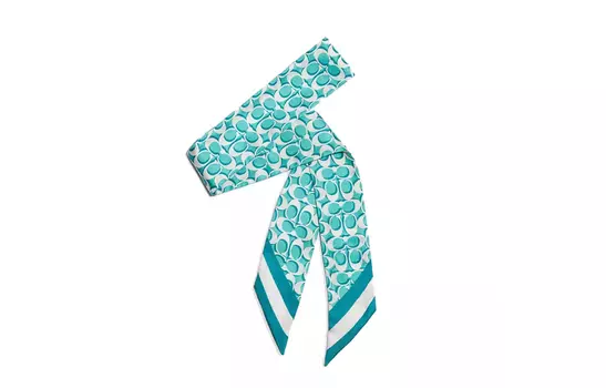 Женский шелковый шарф COACH