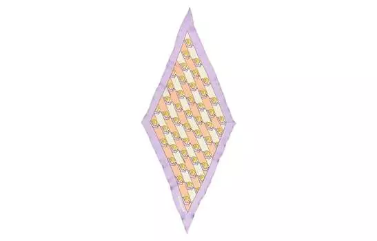 Женский шелковый шарф COACH, Purple
