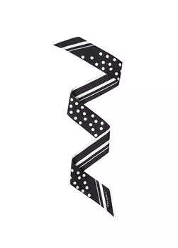 Женский шелковый шарф Dolce&Gabbana, черный