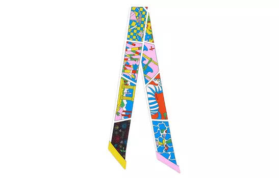 Женский шелковый шарф Twilly HERMES