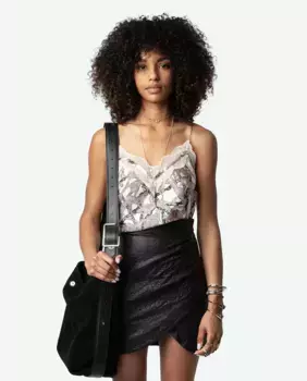 Женский шелковый топ Christo для нижнего белья Zadig & Voltaire, белый