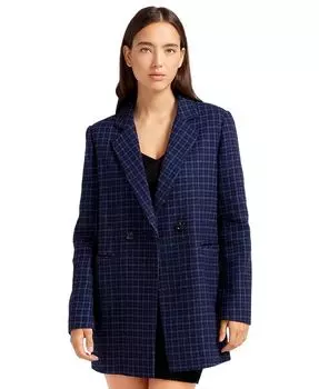 Женский шерстяной пиджак оверсайз Cambridge Belle & Bloom, синий