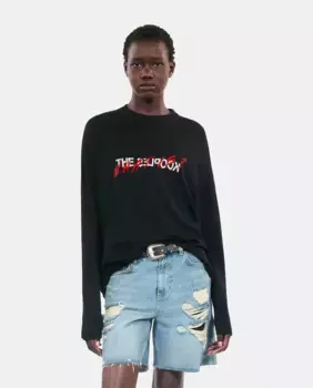 Женский шерстяной свитер "Что такое The Kooples, черный