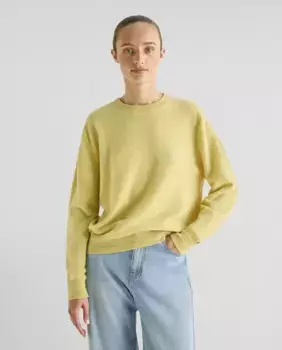 Женский шерстяной свитер с круглым вырезом Scalpers, жёлтый