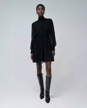 Женский шерстяной свитер с логотипом спереди Salsa Jeans, чёрный