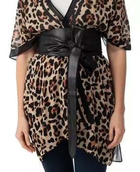 Женский широкий ремень из искусственной кожи I.N.C. International Concepts, черный