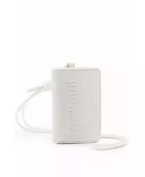 Женский шнурковый кошелек S с логотипом Desigual, бежевый