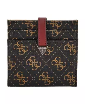 Женский синтетический кошелек. Guess, коричневый