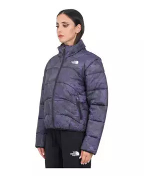 Женский синтетический пуховик 2000 го года The North Face, фиолетовый