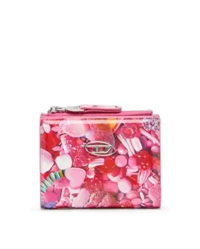 Женский складной кошелек с несколькими отделениями Diesel, розовый