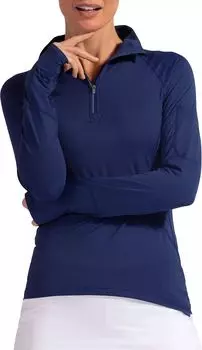 Женский солнцезащитный пуловер Bloquv с воротником-стойкой