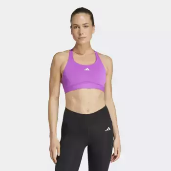 Женский спортивный бюстгальтер Adidas TLRDREACT Training High-Support, цвет Violeta
