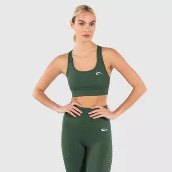 Женский спортивный бюстгальтер Advanced Infinite Olive для спорта и отдыха SMILODOX, цвет gruen