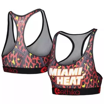 Женский спортивный бюстгальтер Ethika Red Miami Heat Racerback