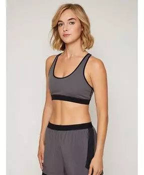 Женский спортивный бюстгальтер Infinity Fourlaps, серебро