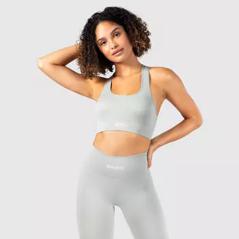 Женский спортивный бюстгальтер Liesa серый для спорта и отдыха SMILODOX, цвет grau