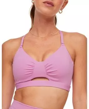 Женский спортивный бюстгальтер Lotus с низкой поддержкой и рюшами Adore Me