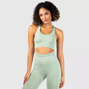 Женский спортивный бюстгальтер Mila зеленый для спорта и отдыха. SMILODOX, цвет gruen