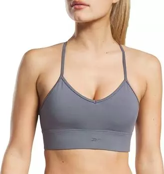 Женский спортивный бюстгальтер Reebok для тренировок, серый