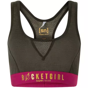 Женский спортивный бюстгальтер Rocket175 Super.Natural, оливковый