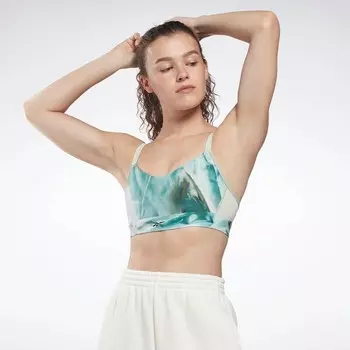 Женский спортивный бюстгальтер с бретелями lux Reebok, черный