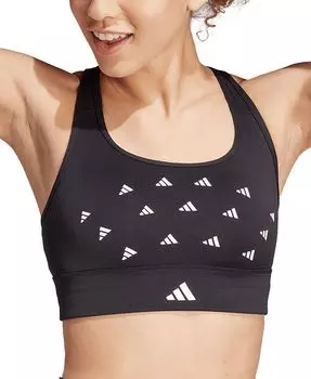 Женский спортивный бюстгальтер с логотипом Training Essentials adidas, черный