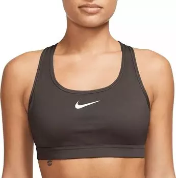 Женский спортивный бюстгальтер с мягкой подкладкой средней поддержки Nike Swoosh
