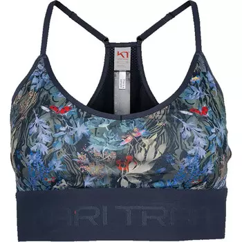 Женский спортивный бюстгальтер с принтом Var Kari Traa, синий