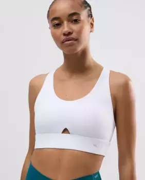 Женский спортивный бюстгальтер с вырезом Ysabel Mora, белый