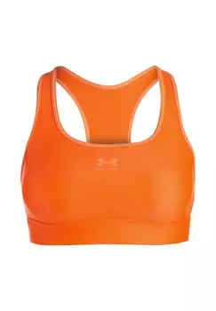 Женский спортивный бюстгальтер средней длины без подкладок UNDER ARMOUR, оранжевый