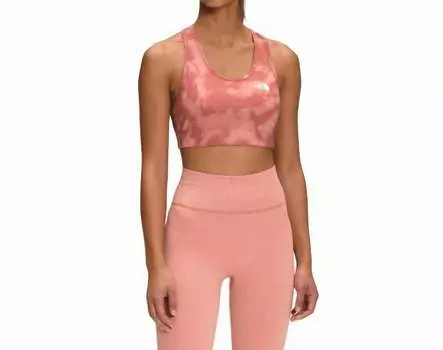 Женский спортивный бюстгальтер средней линии с принтом в стиле ретро Rose Dawn The North Face