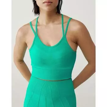 Женский спортивный бюстгальтер средней поддержки Isolda Born Living Yoga для йоги, цвет gruen