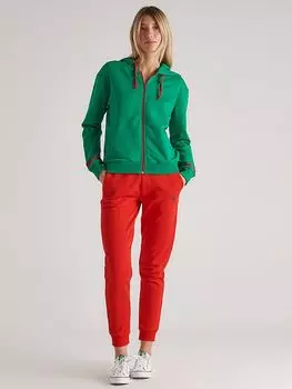 Женская спортивная кофта с длинным рукавом Benetton, зеленый