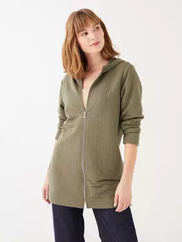 Женский спортивный кардиган с капюшоном и длинным рукавом LCWAIKIKI Classic