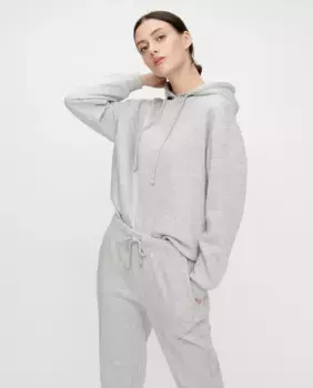 Женский спортивный свитшот с длинными рукавами Pieces, серый