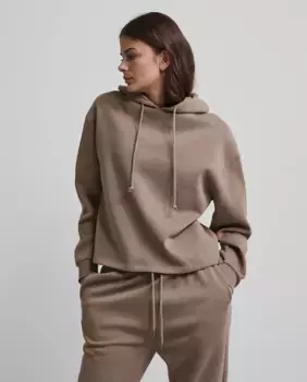 Женский спортивный свитшот с длинными рукавами Pieces, цвет Topo